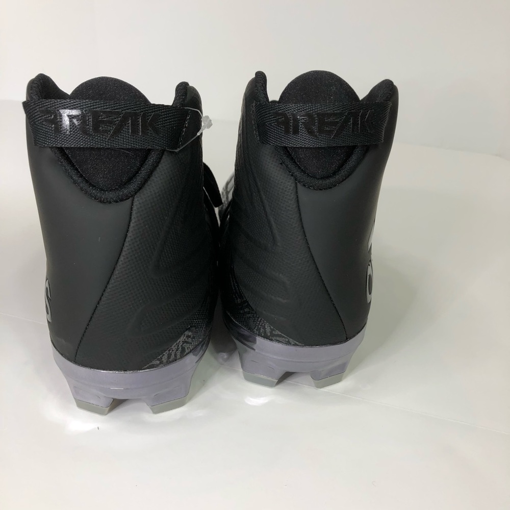NWOT Adidas Football black Cleats size 17 - Picture 5 of 6